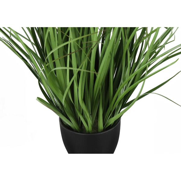 Gray Green 23-Inch Grass Indoor Table Potted Real Touch Green Grass Artificial Plant, image 3